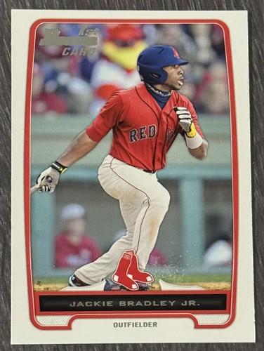 2012 Bowman Prospects 1st #BP66 JACKIE BRADLEY JR. ⚾ Boston Red Sox ⚾ FREE SHIP - 第 1/2 張圖片