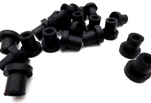 Buje de cableado de brida de goma de ajuste de orificio de 1/4" - Se adapta a orificio de 1/4", tiene orificio pasante de 1/8" - Imagen 7 de 12