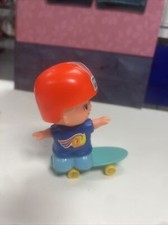 Vintage 1979 TOMY Kid-A-Long Wind Up Skateboard Made in Taiwan --Working