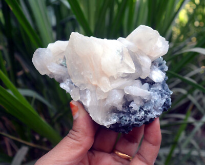 calcite w/ stilbite crystals & matrix minerals specimen j-6