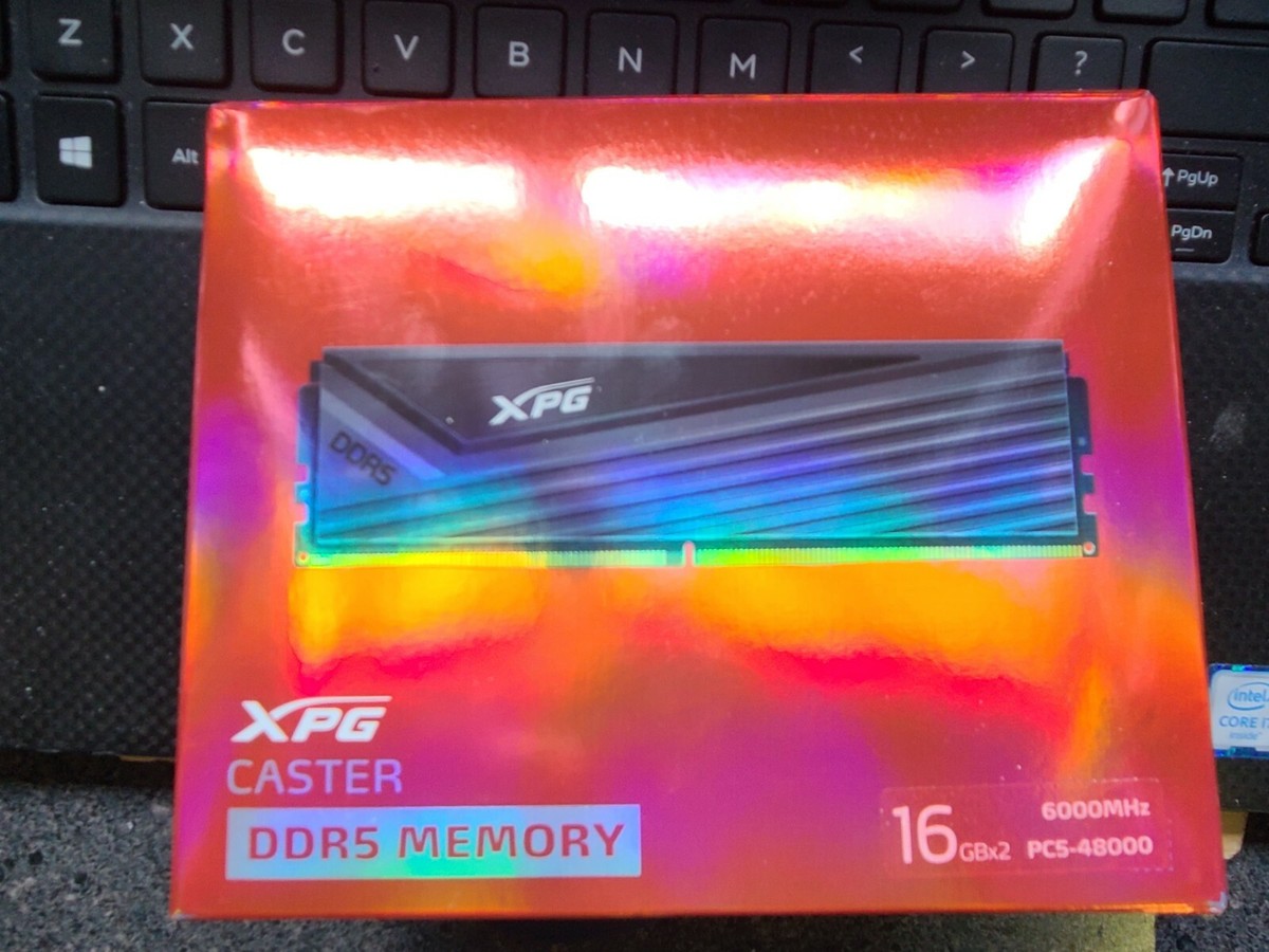 XPG CASTER RGB DDR5 6000Mhz 16GB×2 XPG Caster RGB DDR5 6000MHz 32GB (2x16GB) CL40-40-40 PCS-48000