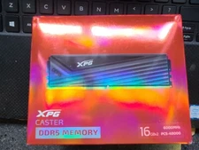 XPG CASTER 32GB (2 x 16GB) PC5-48000 (DDR5-6000) UDIMM Memory - Tungsten Gray