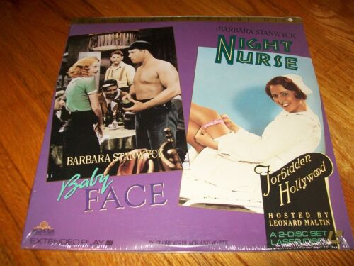 BABY FACE and NIGHT NURSE 2-Laserdisc LD SET BRAND NEW SEALED BARBARA STANWYCK! - 第 1/2 張圖片