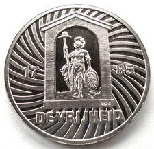 NETHERLANDS SCHIEDAM 2½ EURO 1998 DE VRIJHEID 1785 UNC 30mm 9.3g SS3.1