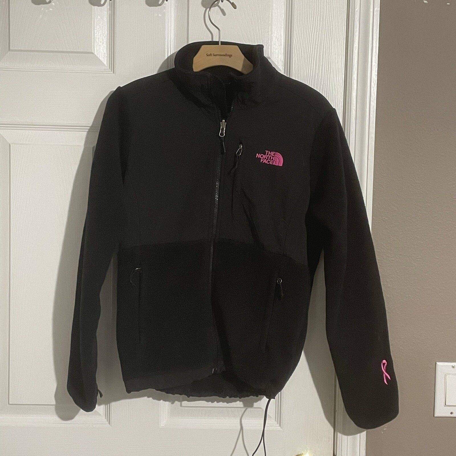 The North Face Denali Nylon Fleece Jacket Women's Small Breast Cancer Awareness