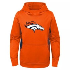 Boys DENVER BRONCOS Sweatshirt Hoody Hoodie Size XXS 4/5 NEW GREAT GIFT