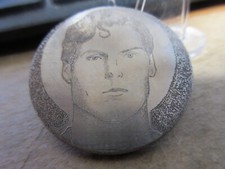 Christopher Reeve by Luis Ortiz #S086 Hobo on 1976 US Ike Bicentennial Dollar