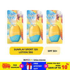 3 X SUNPLAY Sport Sunscreen Lotion SPF 120 PA   35g Water/Sweat Resistant