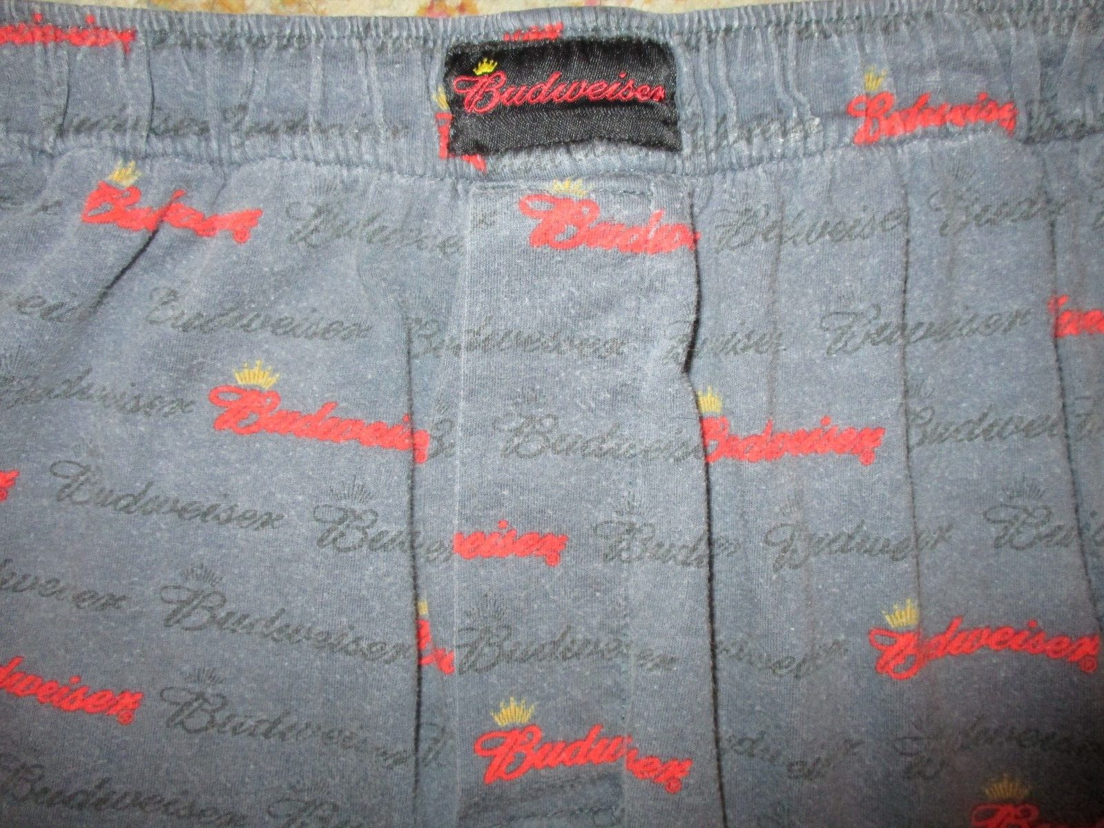 BUDWEISER PAJAMA PANTS King of Beers Lounge Sleep Wea… Gem