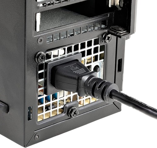 Computer Power Cord - NEMA 5-15P, 10A 125V - Compatible with PCs and Monitors - Picture 7 of 8