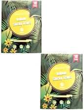 Gideal 10-Pack Dual-Sided Yellow Sticky Traps for Flying Plant Insect - LOT of 2