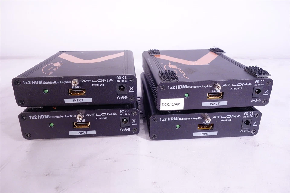 Lote de 4 Amplificadores Distribución Atlona Modelo AT-HD-V12 Foto 2 de 3