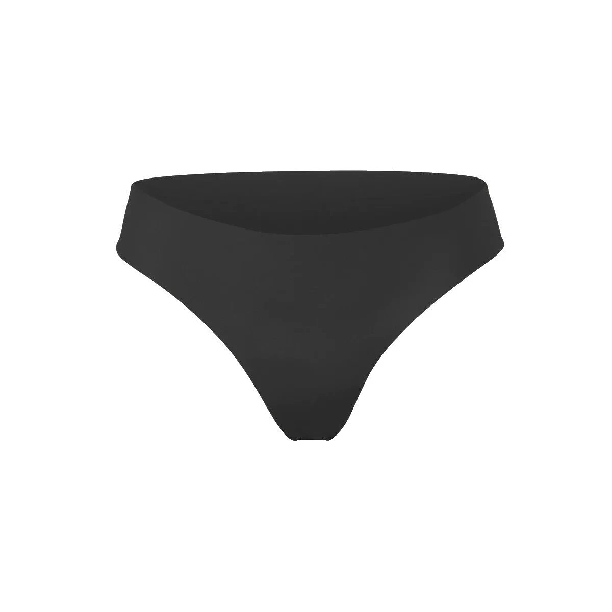 Bragas sólido negro de poliamida para Mujeres