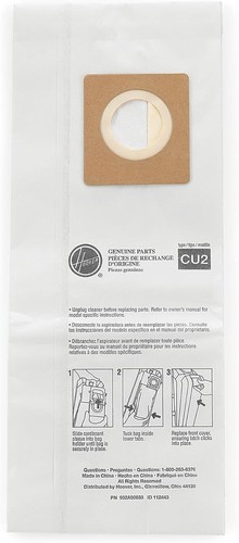 New Hoover Commercial AH10143 White Standard Filtration for HushTone Pack of 10 - Picture 2 of 2