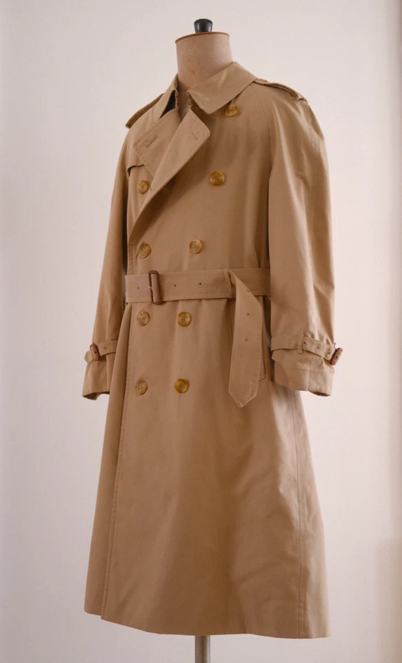 Vintage Burberrys Trench Coat Beige - Made in England - Size 50 REG - Great Con - Photo 2/4