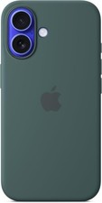 Image of Apple Silicone Protective Case for iPhone 16 with MagSafe - Lake Green 