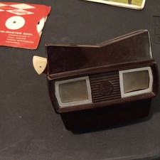 Vintage 1950s Sawyer s View-Master 3D Viewer w/ Reels Packets