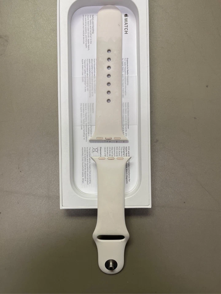 Apple Watch Series 10 GPS 42mm Rose Gold Aluminum Case with Light Blush Sport 1 - Image 4 of 4
