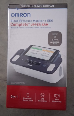 #ad Omron BP7900 Upper Arm Blood Pressure Monitor Bluetooth EKG AFib Wide Cuff $90.00