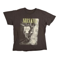 Nirvana Kurt Cobain T-Shirt Size Medium Portr...