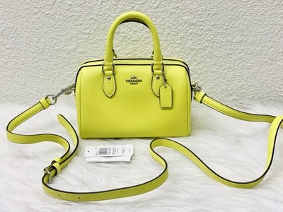 Coach Lether bag Mini Rowan Crossbody (Coach Ch157) orange for
