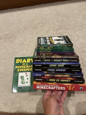 Minecraft Book Lot - LIke New Unread  For Most