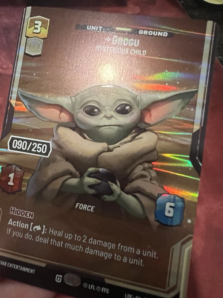 Grogu - Mysterious Child (Serialized) #90/250 Prestige LOF Star Wars Unlimited - Image 2 of 4