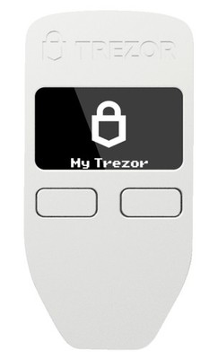 TREZOR Model One - White Bitcoin Wallet