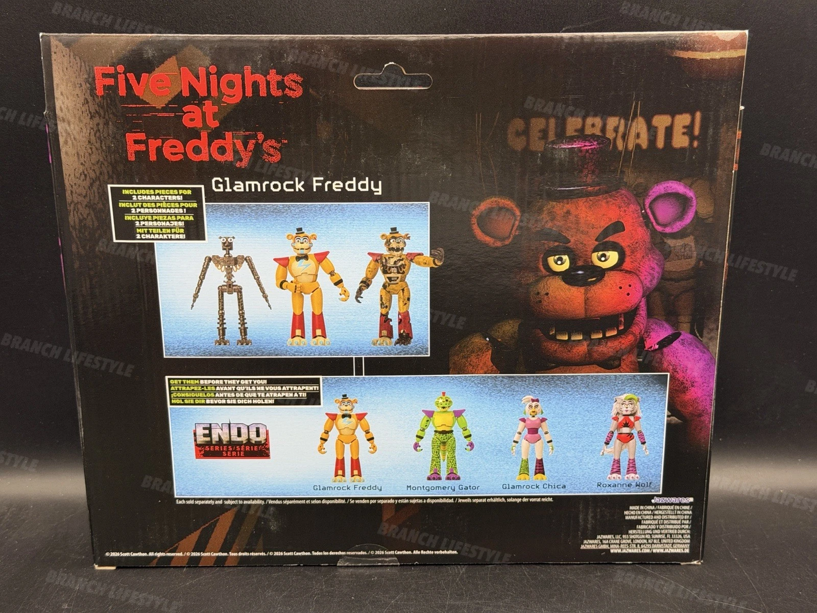FNAF Five Nights at Freddy’s 6-Inch Endo Series Collector Figure Glamrock Freddy image 4