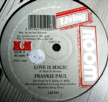 Frankie Paul - Love Is Magic (12'')