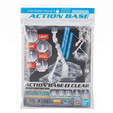 Bandai Gunpla Action Base 1 Clear 1/144  1/100 Scale Gundam Model Display Stand