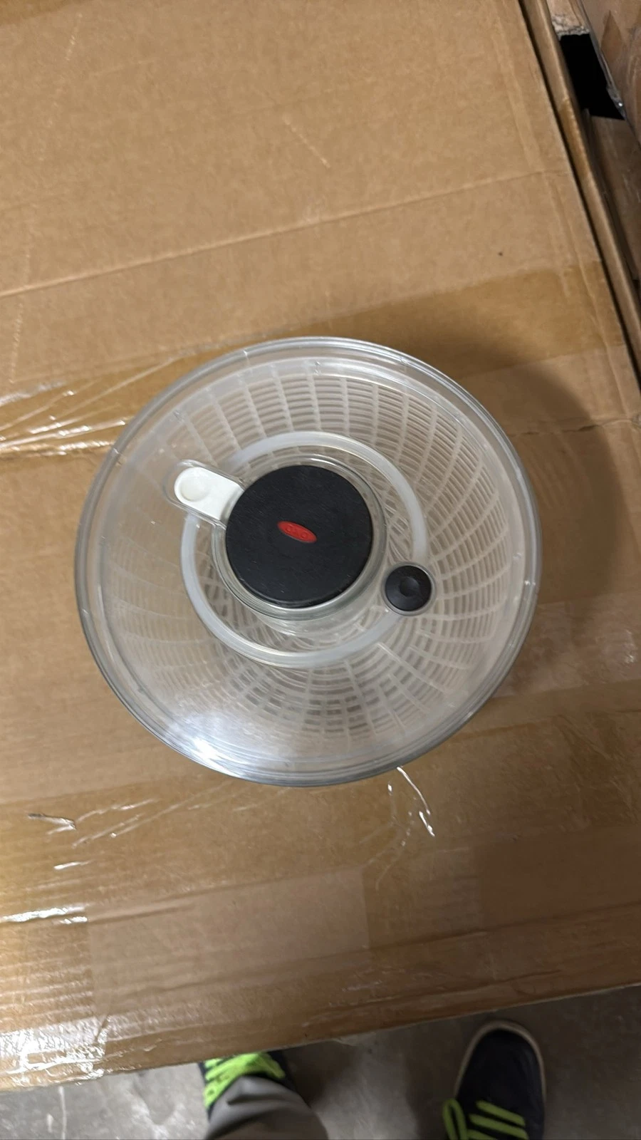 OXO Good Grips 10.5 Inch Salad Spinner Clear Vegetable Dryer 32480