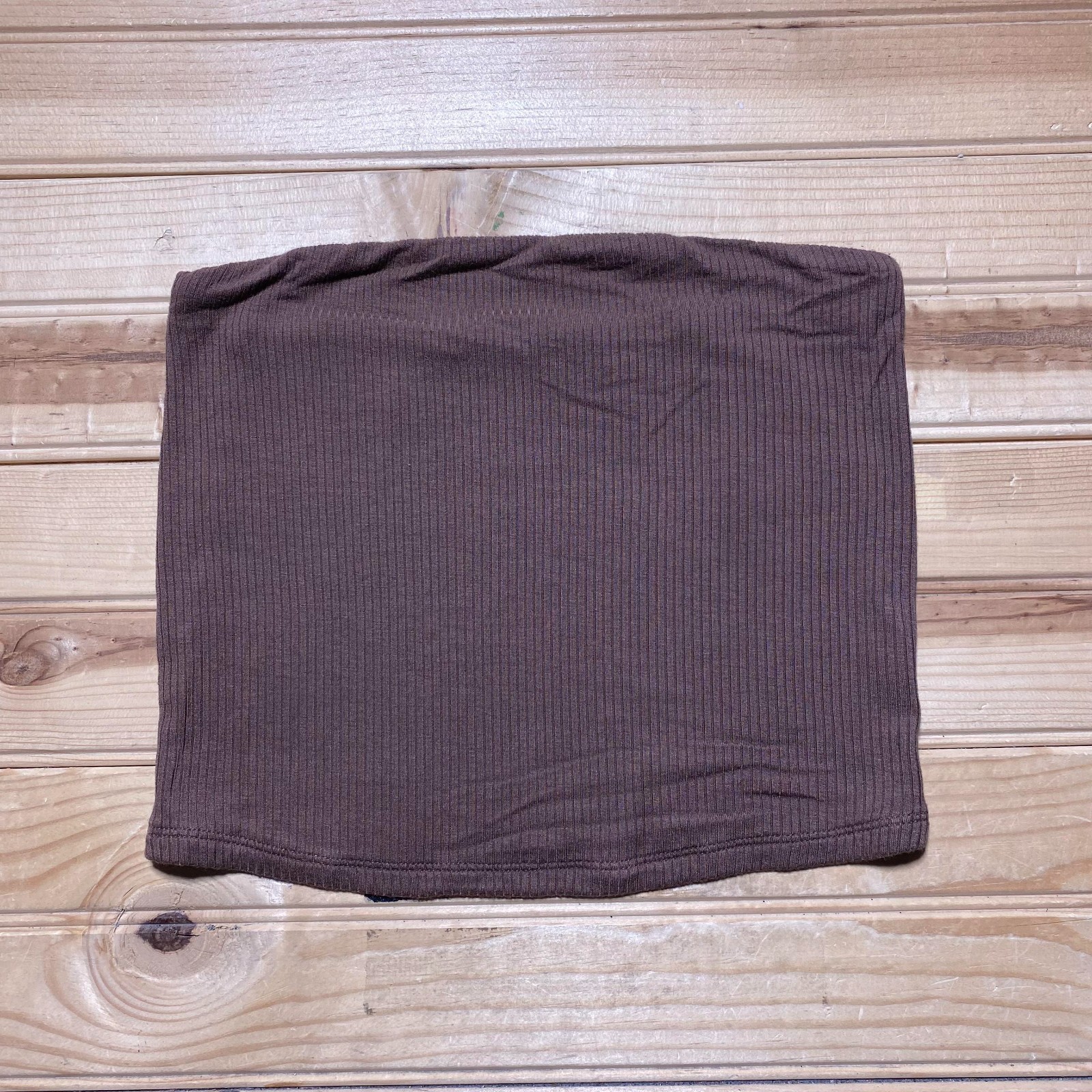 American Eagle Outfitters Soft & Sexy Ribbed Cropped Strapless Tube Youth Small