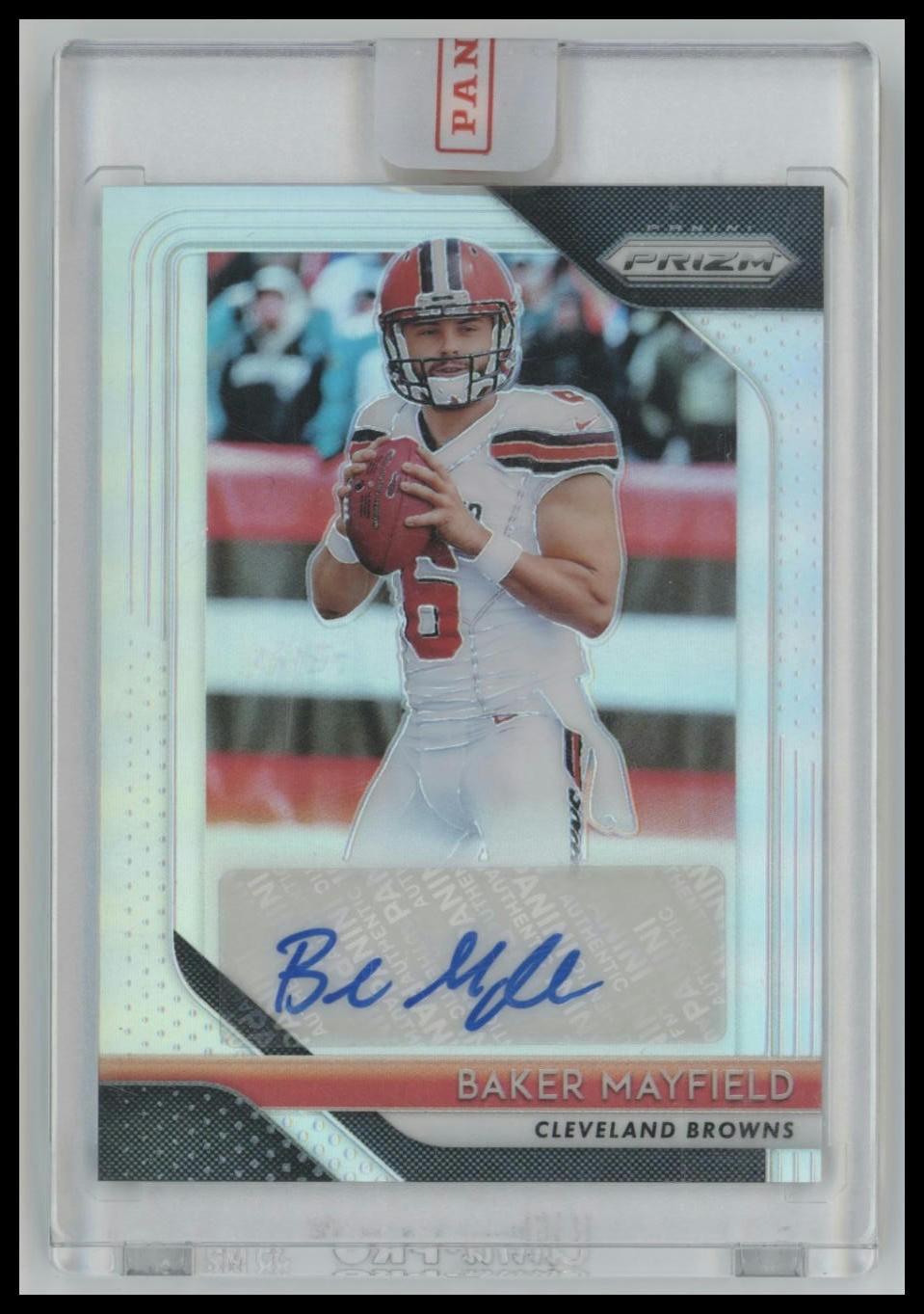 2018 Panini Prizm Baker Mayfield Rookie Autographs Silver Prizm