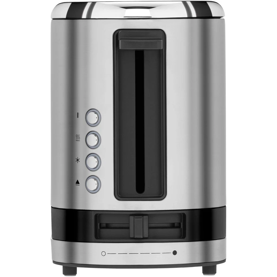 Küchenminis Toaster Langschlitz mit Brötchenaufsatz 2 Scheiben XXL Bagel-Funk... - Bild 2 von 4