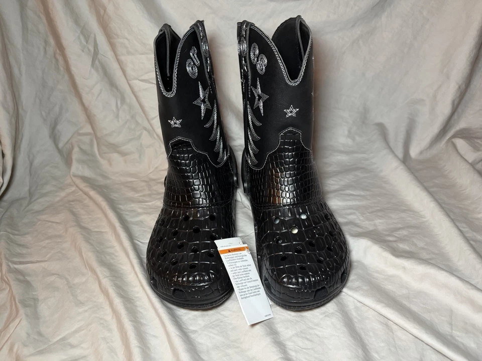 Crocs Bota de Vaquero Clásica Talla Hombre 9 Mujer’s 11 Nueva con Etiquetas Sin Caja Crocktober 2023 Foto 2 de 4