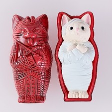 Gatto bianco × rosso - Il gatto mummia un altro colore figura dal Giappone