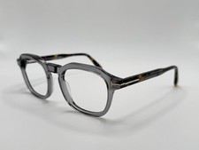NEW Tom Ford TF5836-B 020 Transparent Gray/Tortoise Eyeglasses Frames 49-22-145