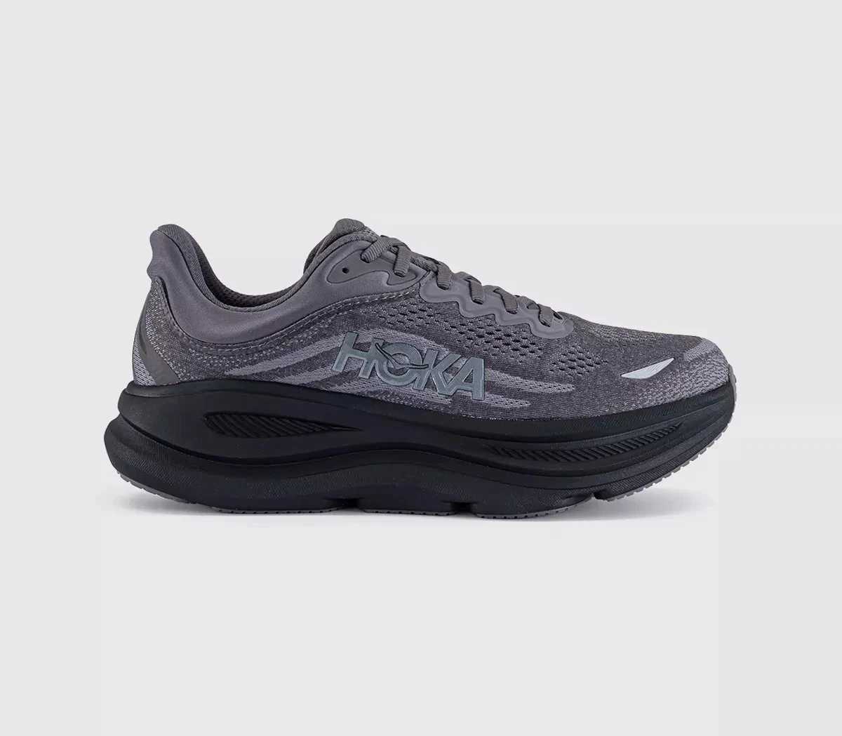 HOKA Bondi 9 Running Men's Shoes in Carbon Black