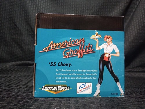 ERTL American Muscle: American Graffiti - 1955 Chevy Limited Edition 1/18 Scale - Picture 2 of 24
