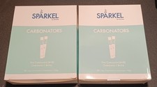 60 SPARKEL Carbonators (A+B) Bonneo 2x 30 Count Boxes 720 gm Sparkling Water NOB