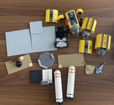 LEGO CITY: Ocean Exploration Base (60265) Incomplete Set + Space Rocket