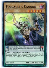 Foucault's Cannon - MP15-EN059 - Super Rare - 1st Edition - Near Mint - Mega Pac