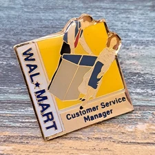 Walmart Associate Employee Pin - Customer Service Department Manager
