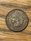1909 INDIAN HEAD PENNY AU "4 DIAMONDS” Some Under Tones Of Luster Left