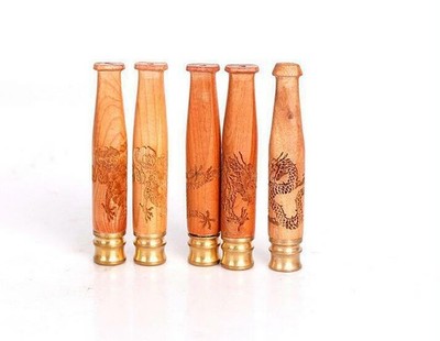 Wiederholen Verwenden Sie Carved Massivholz Zigarettenspitze Cigarette Holder