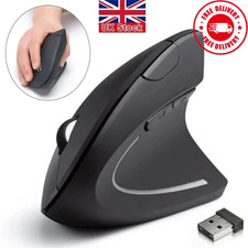 Wireless Ergonomic Design Vertical Optical Mouse Mice for Computer Laptop 2.4GHz