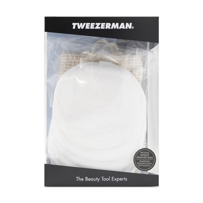 Wiederverwendbare Make-up Entferner Pads Tweezerman x 6 Pad umweltfreundlich Mehrzweckreiniger