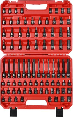 #ad CASOMAN 84 Pieces 3 8quot; Dr. Master Hex amp; Torx Bit Impact Socket Set 84 $144.09
