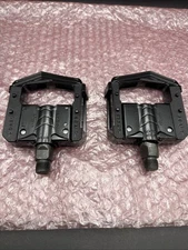 Wellgo F265DU Bike Pedal Set Foldable - Aluminum Black New Open Box
